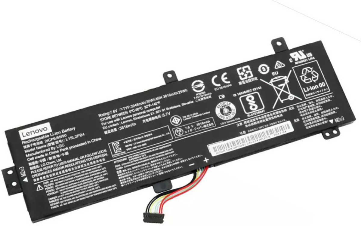 Батерия за лаптоп Lenovo, 2 клетки, 7.4V, 31Wh, Заместителна ниска цена с бърза доставка - BestPC.BG