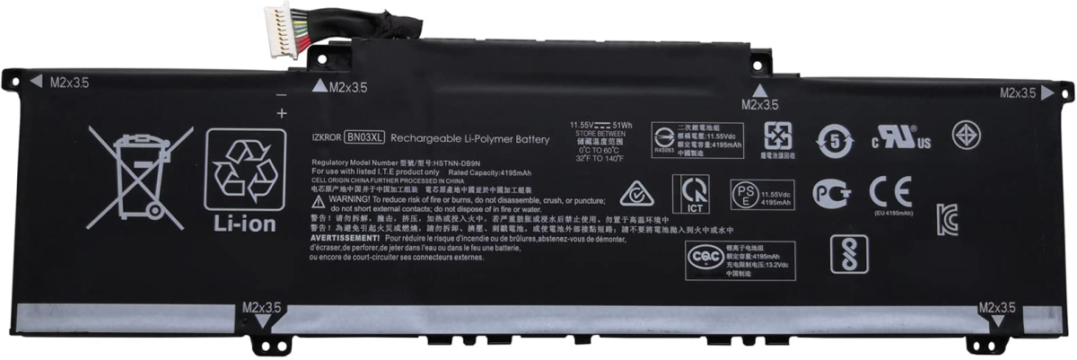 Батерия за лаптоп HP, 3 клетки, 11.1V, 45Wh, Заместителна ниска цена с бърза доставка - BestPC.BG