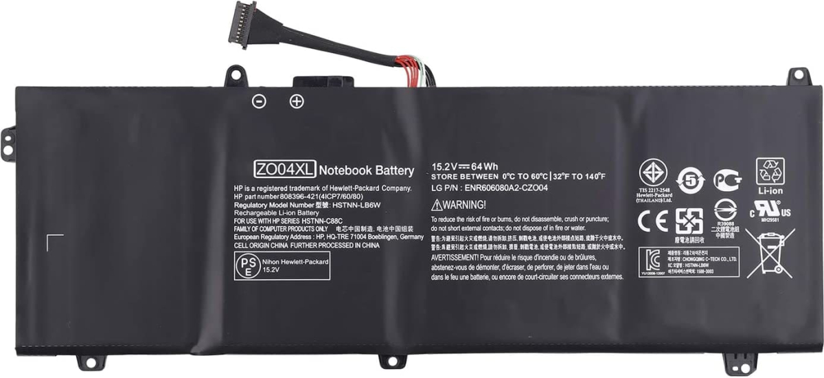 Батерия за лаптоп HP, 4 клетки, 15.2V, 52Wh, Заместителна ниска цена с бърза доставка - BestPC.BG