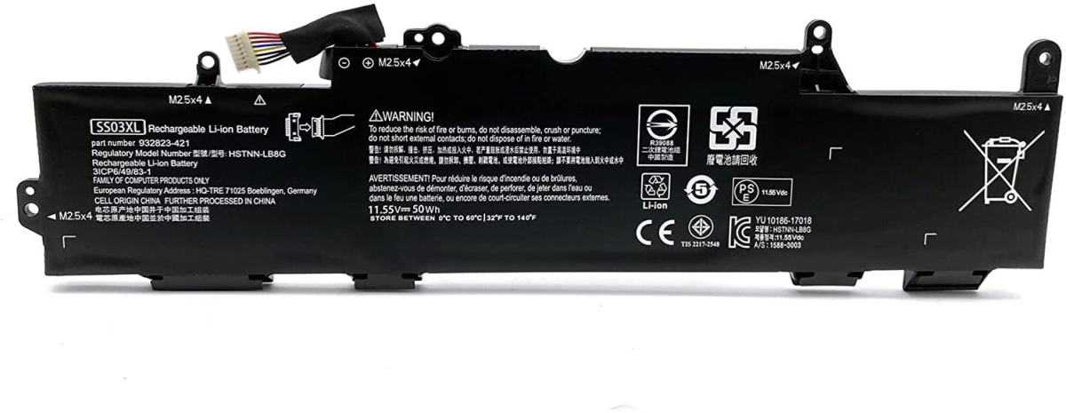 Батерия за лаптоп HP, 3 клетки, 11.4V, 47Wh, Заместителна ниска цена с бърза доставка - BestPC.BG