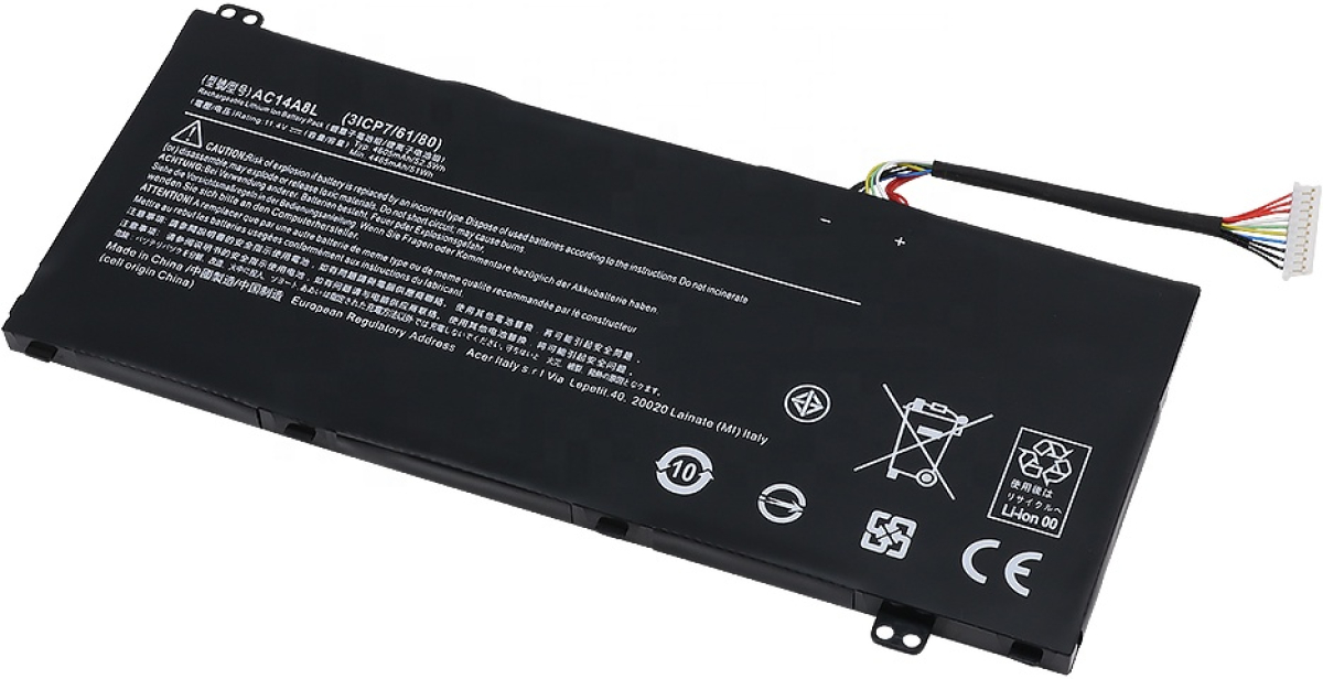 Батерия за лаптоп Acer, 6 клетки, 11.4V, 43Wh, Заместителна ниска цена с бърза доставка - BestPC.BG