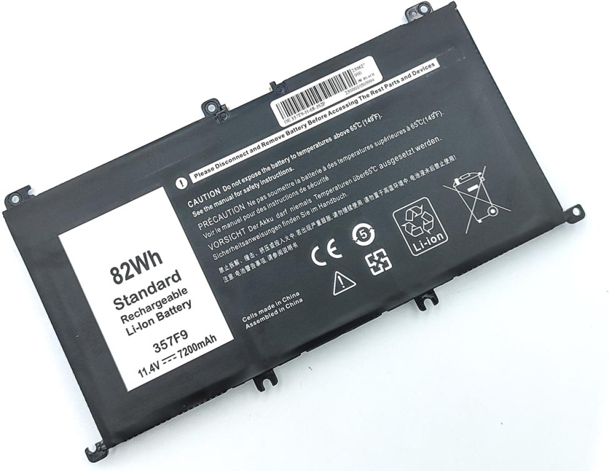 Батерия за лаптоп Dell, 6 клетки, 11.4V, 82Wh, Заместителна ниска цена с бърза доставка - BestPC.BG