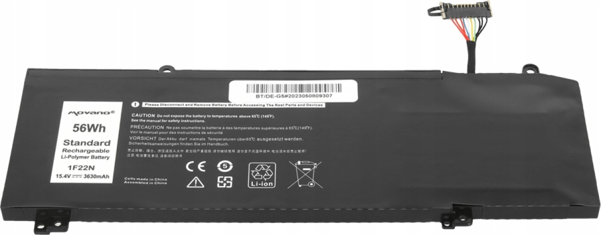 Батерия за лаптоп Dell, 4 клетки, 15.2V, 56Wh, Заместителна ниска цена с бърза доставка - BestPC.BG