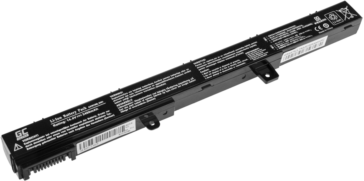 Батерия за лаптоп Asus, 3 клетки, 11.25V, 2200mAh, Заместителна ниска цена с бърза доставка - BestPC.BG