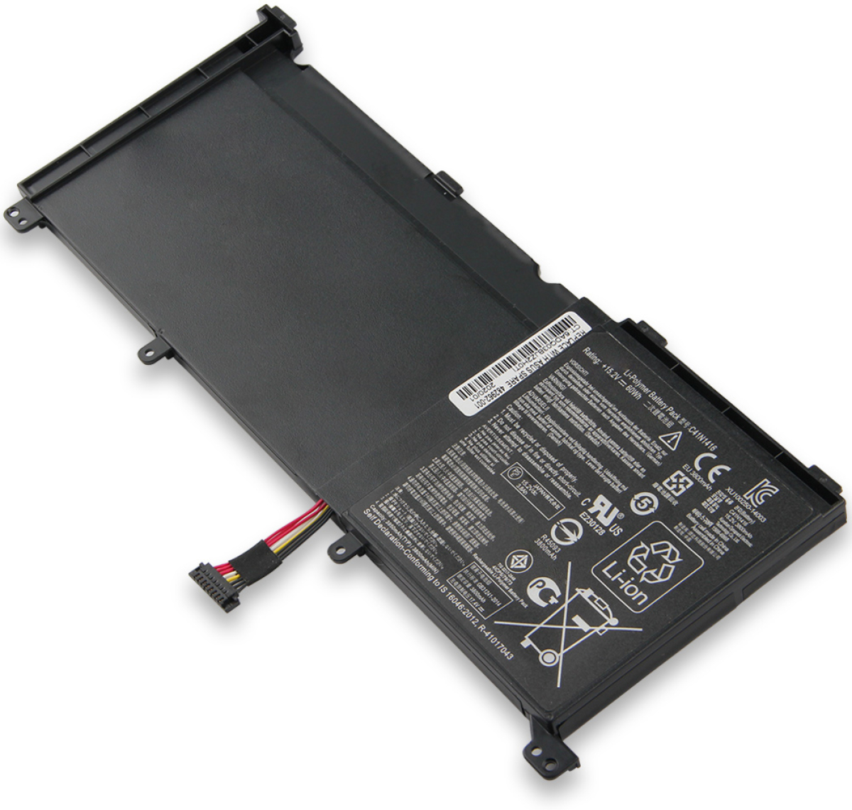 Батерия за лаптоп Asus, 4 клетки, 15.2V, 60Wh, Заместителна ниска цена с бърза доставка - BestPC.BG