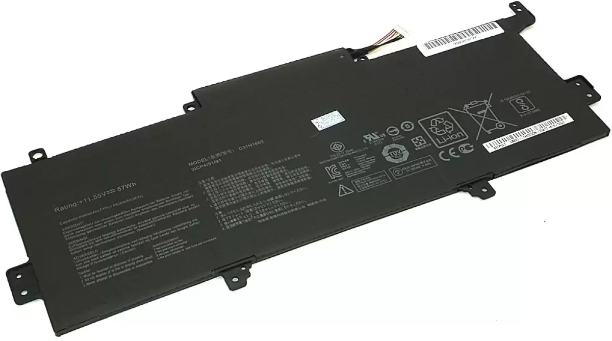 Батерия за лаптоп Asus, 6 клетки, 11.55V, 48Wh, Заместителна ниска цена с бърза доставка - BestPC.BG