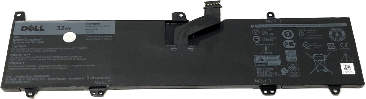 Батерия за лаптоп Dell, 4 клетки, 7.4V, 32Wh, Заместителна ниска цена с бърза доставка - BestPC.BG