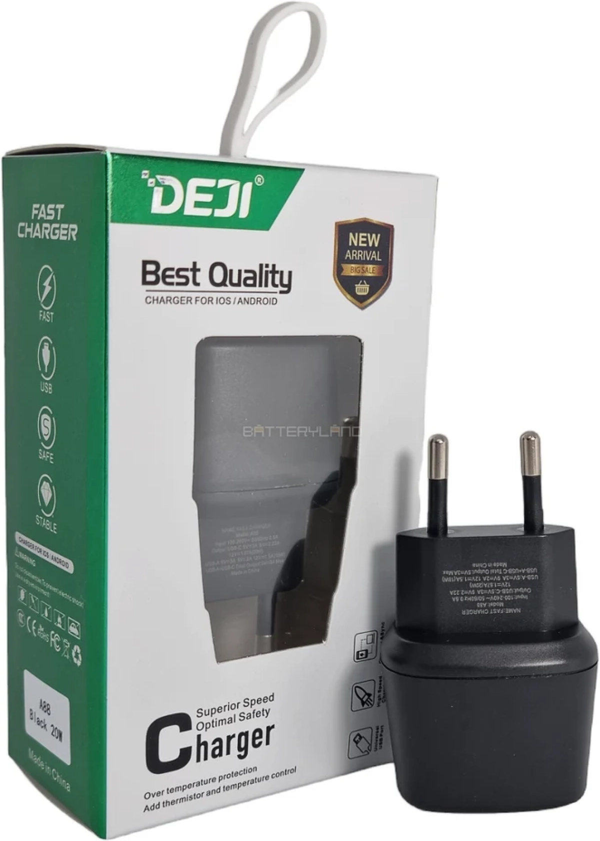 Принадлежност за смартфон Заряднo за телефон DEJI, 20W, USB-Cна ниска цена с бърза доставка - BestPC.BG