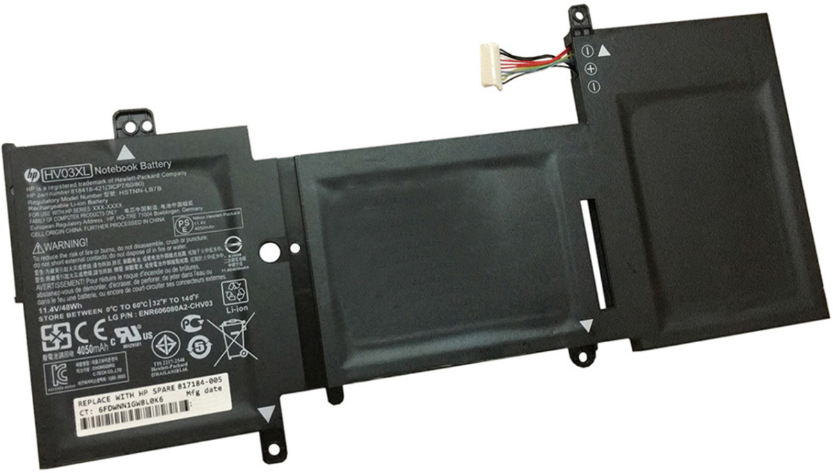 Батерия за лаптоп HP, 3 клетки, 11.4V, 46Wh, Заместителна ниска цена с бърза доставка - BestPC.BG