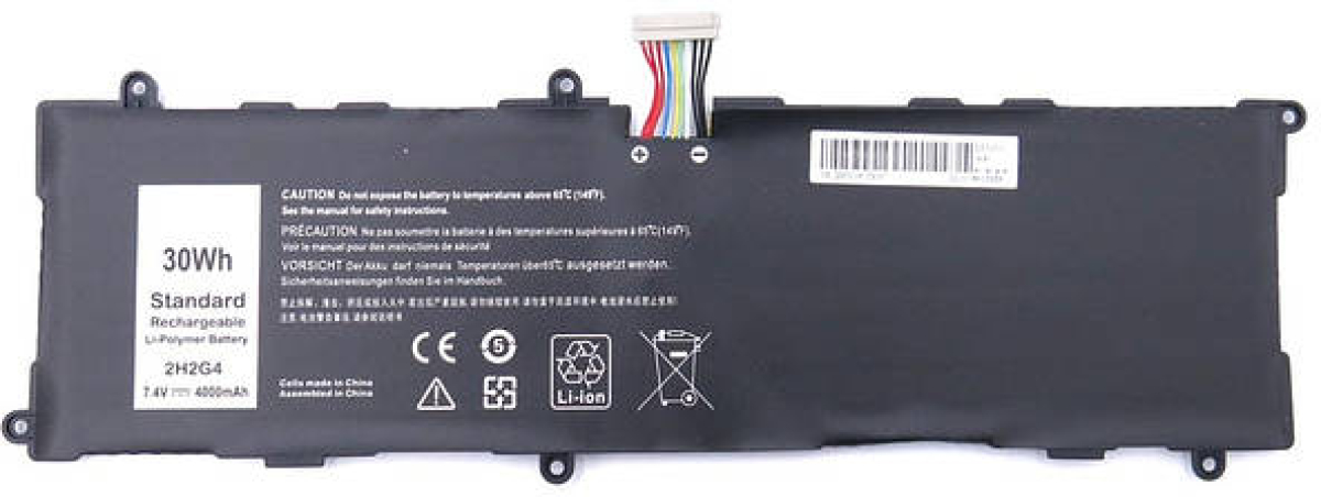 Батерия за лаптоп Dell, 2 клетки, 7.4V, 30Wh, Заместителна ниска цена с бърза доставка - BestPC.BG