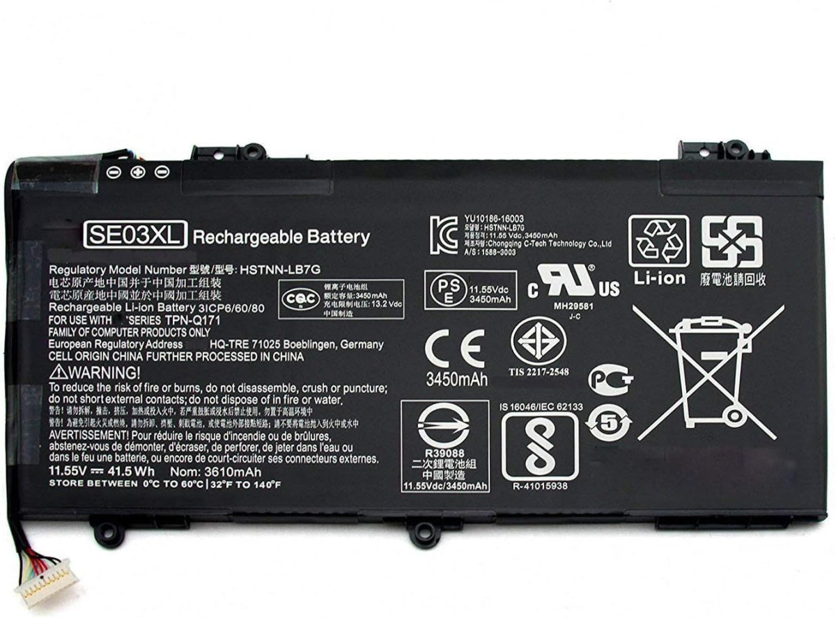 Батерия за лаптоп HP, 3 клетки, 11.55V, 3600mAh, Заместителна ниска цена с бърза доставка - BestPC.BG