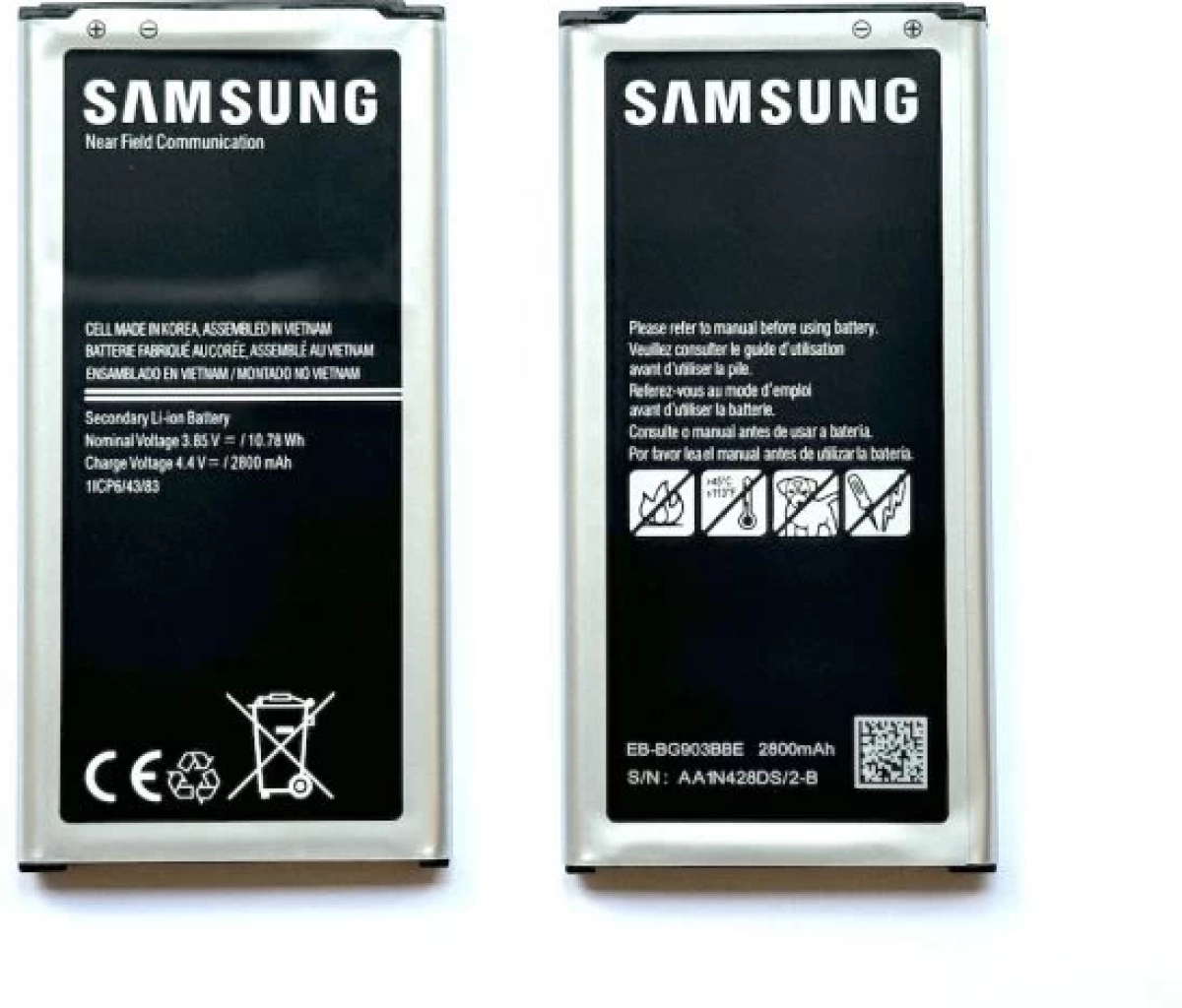 Батерия за смартфон EB-BG903BBE Samsung Galaxy S5 Neo, 3.85V, 2800mAhна ниска цена с бърза доставка - BestPC.BG