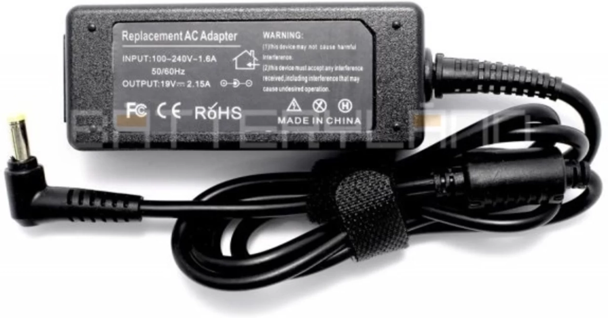 Захранване за лаптоп Acer, 40W/19V/2.15A, букса - 5.5mm 1.7mmна ниска цена с бърза доставка - BestPC.BG