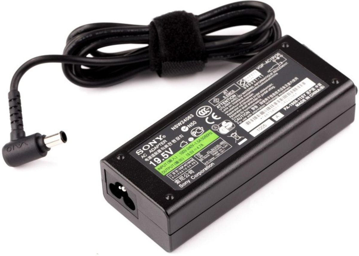 Захранване за лаптоп Sony, 76W, 19.5V, 3.9A, 6.5mm 4.4mm, Оригиналнона ниска цена с бърза доставка - BestPC.BG