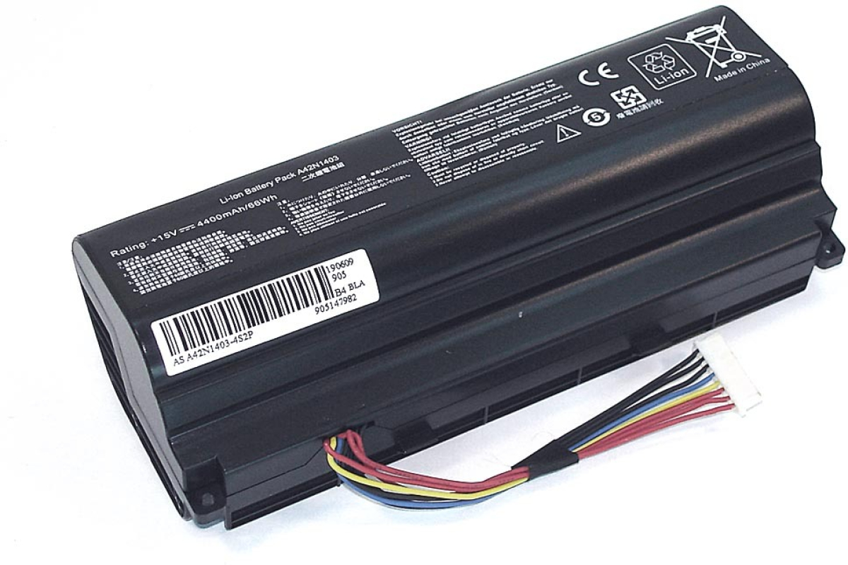 Батерия за лаптоп Asus, 8 клетки, 15V, 66Wh, Заместителна ниска цена с бърза доставка - BestPC.BG