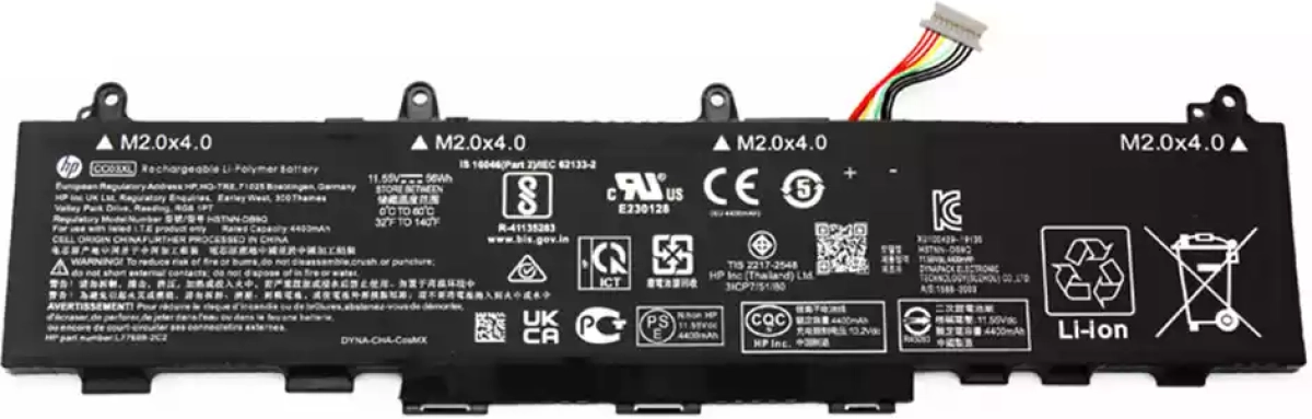 Батерия за лаптоп HP, 6 клетки, 11.4V, 53Wh, Заместителна ниска цена с бърза доставка - BestPC.BG