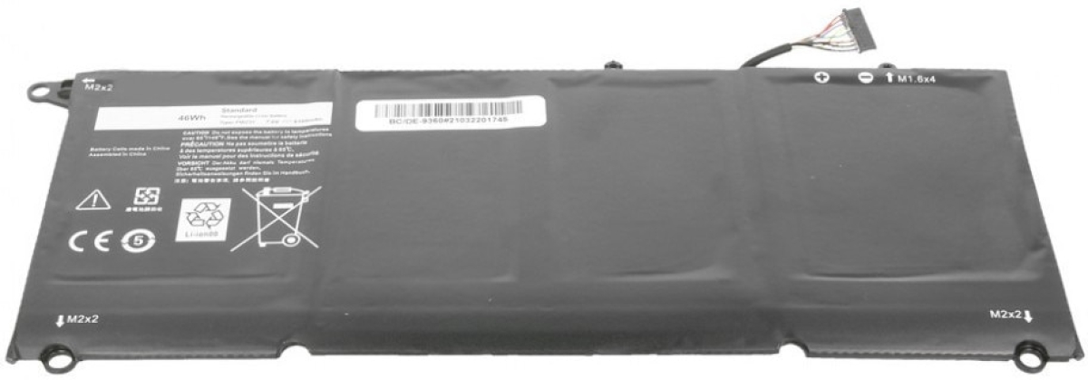Батерия за лаптоп Dell, 4 клетки, 7.6V, 46Wh, Заместителна ниска цена с бърза доставка - BestPC.BG