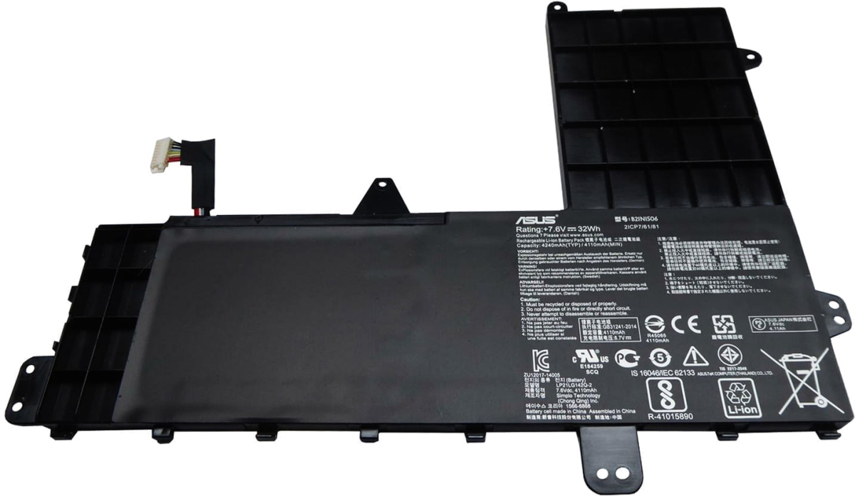 Батерия за лаптоп Asus, 2 клетки, 7.6V, 26Wh, Заместителна ниска цена с бърза доставка - BestPC.BG