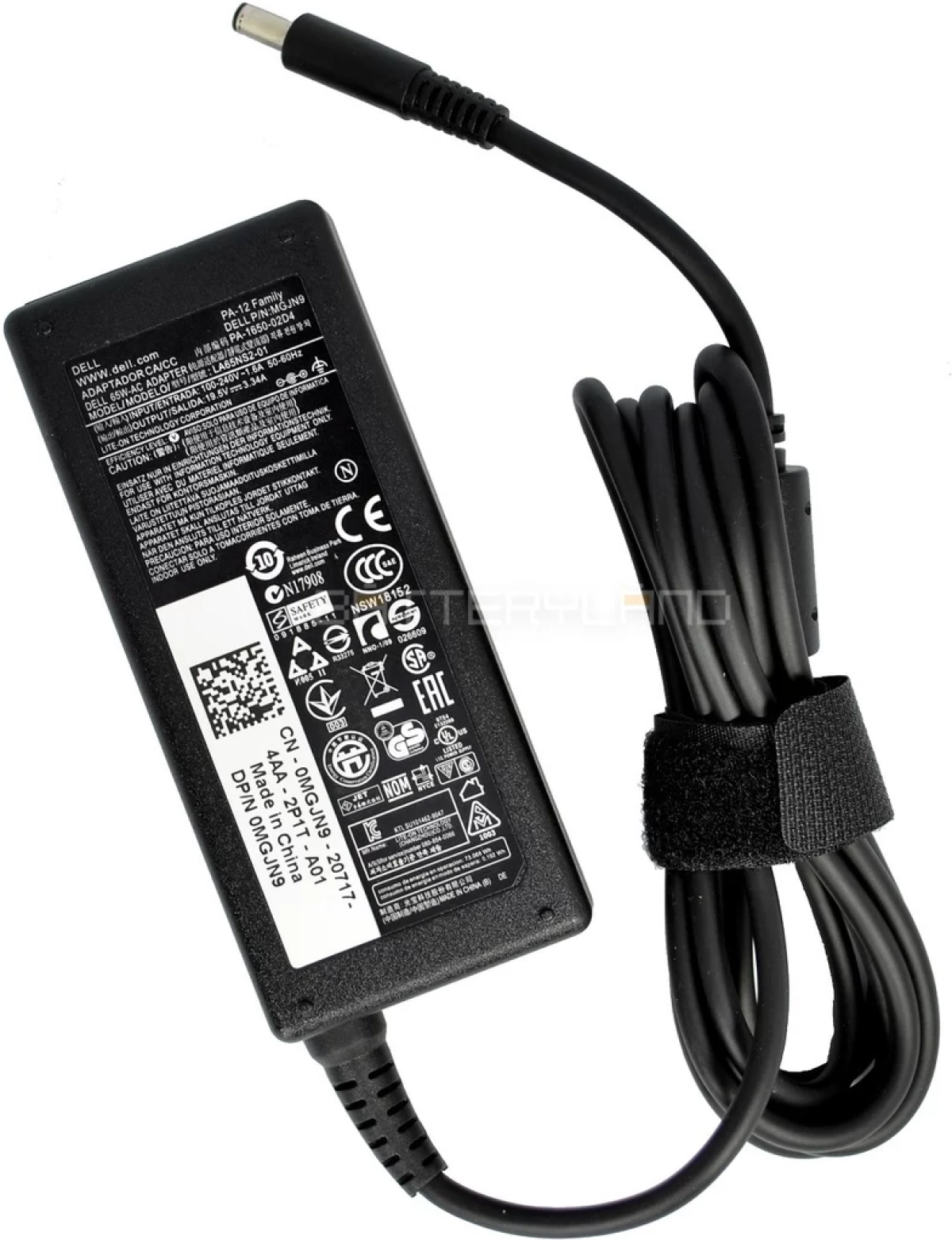 Заряднo за лаптоп Dell, 65W/19.5V/3.34A, букса - 4.5mm 3.0mmна ниска цена с бърза доставка - BestPC.BG