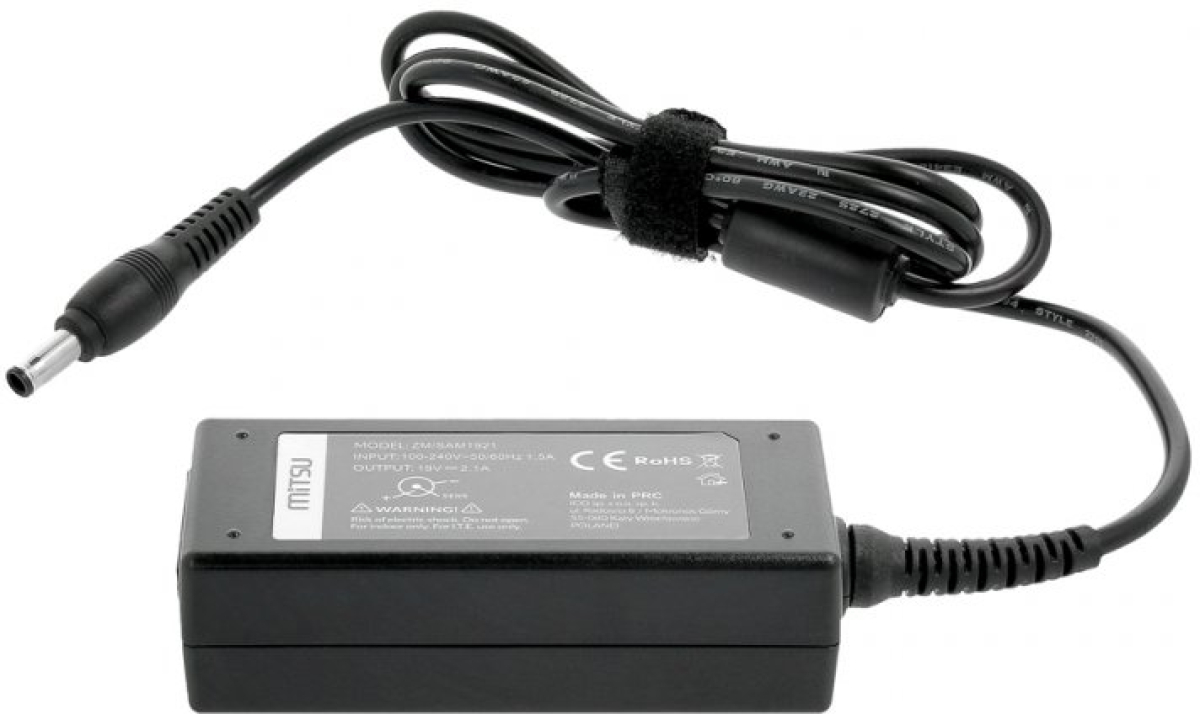 Заряднo за лаптоп Samsung, 40W/19V/2.1A, букса - 3.0mm 1.1mmна ниска цена с бърза доставка - BestPC.BG