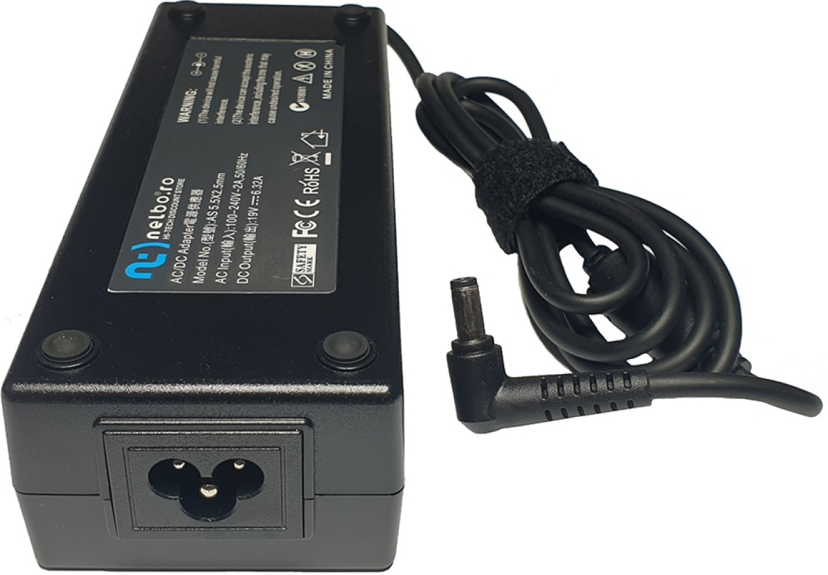 Захранване за лаптоп Asus, 120W, 19V, 6.32A, 4.5mm 3.0mm, Заместителна ниска цена с бърза доставка - BestPC.BG