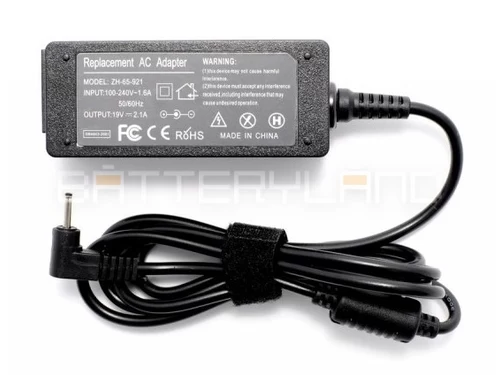 Захранване за лаптоп Asus, 40W/19V/2.1A, букса - 2.5mm 0.7mmна ниска цена с бърза доставка - BestPC.BG