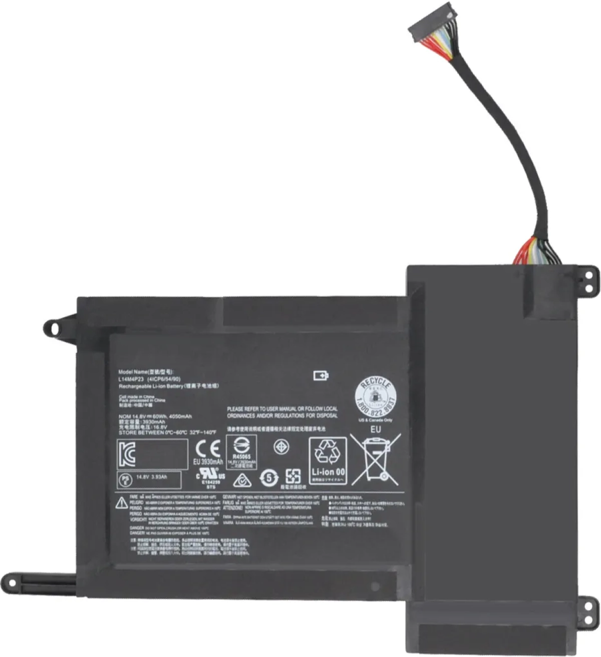 Батерия за лаптоп Lenovo, 4 клетки, 14.4V, 60Wh, Oригиналнана ниска цена с бърза доставка - BestPC.BG