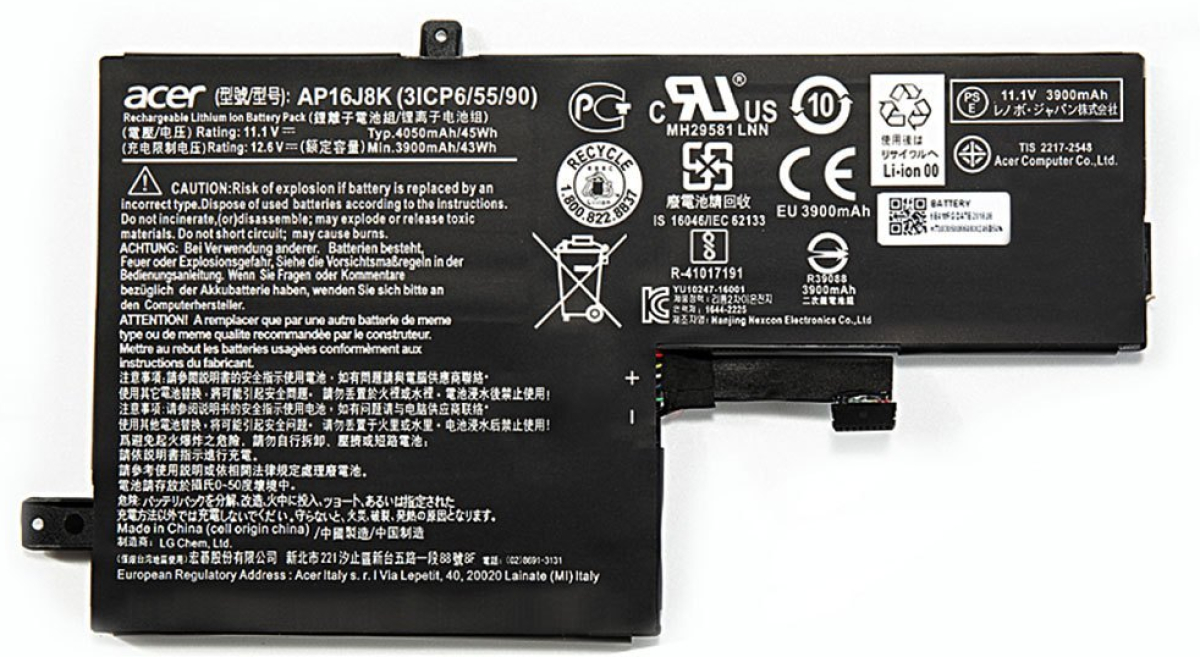 Батерия за лаптоп Acer, 6 клетки, 10.8V, Оригиналнана ниска цена с бърза доставка - BestPC.BG