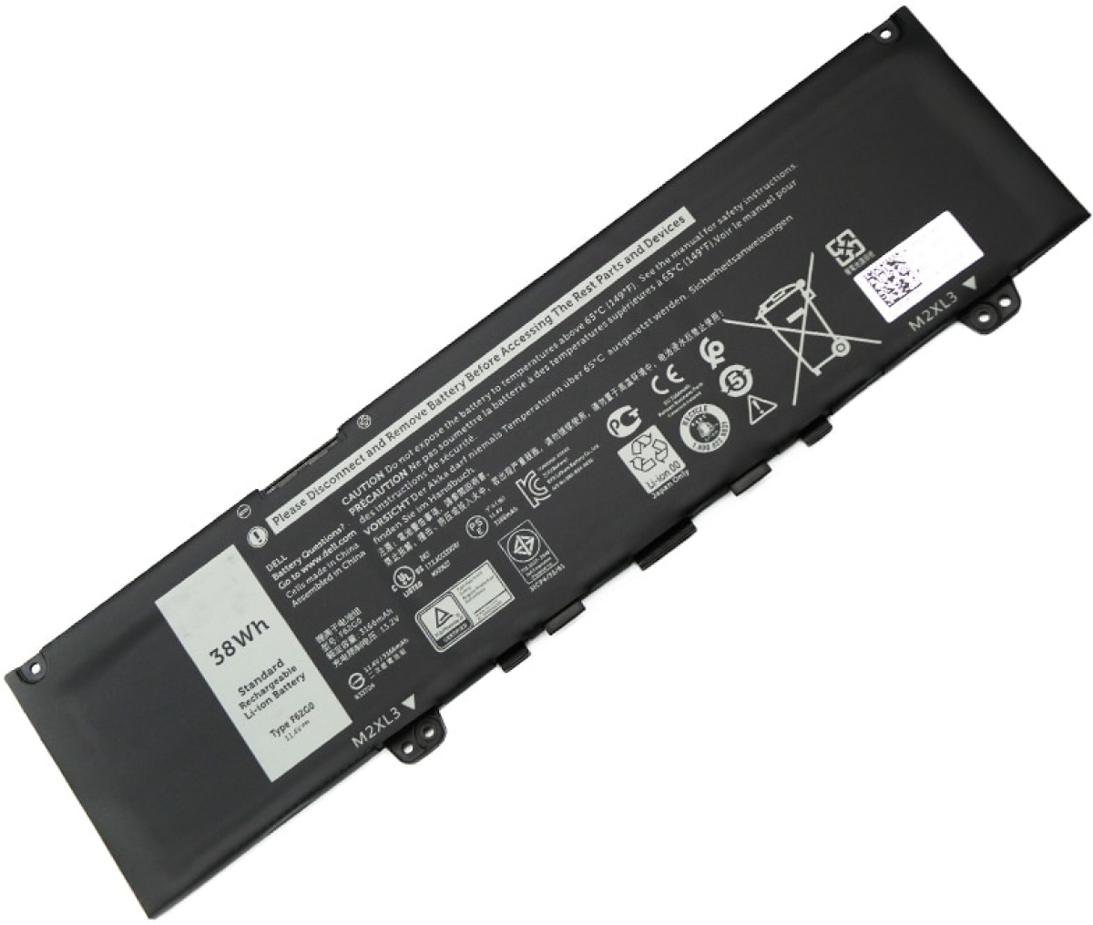 Батерия за лаптоп Dell, 3 клетки, 11.4V, 38Wh, Оригиналнана ниска цена с бърза доставка - BestPC.BG