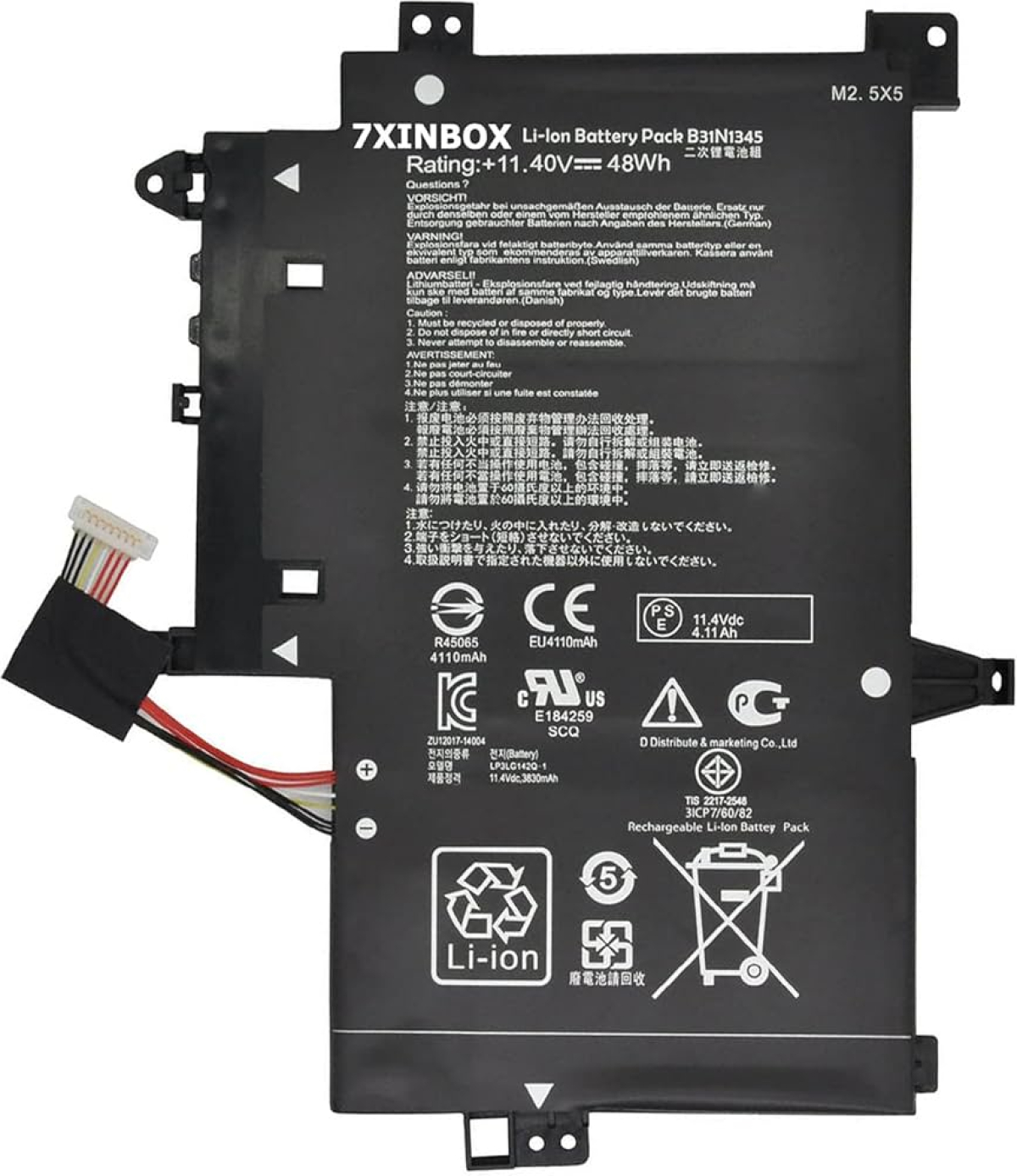 Батерия за лаптоп Asus, 6 клетки, 11.4V, 48Wh, Оригиналнана ниска цена с бърза доставка - BestPC.BG