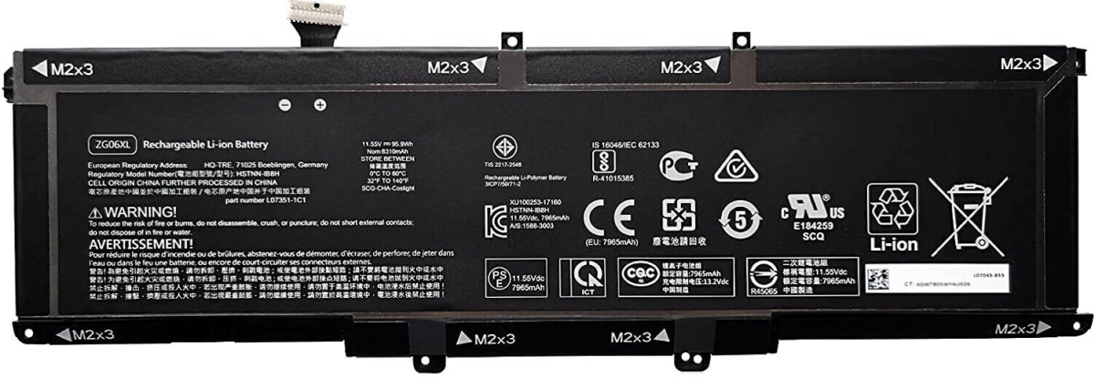 Батерия за лаптоп HP, 6 клетки, 11.55V, 95Wh, Заместителна ниска цена с бърза доставка - BestPC.BG