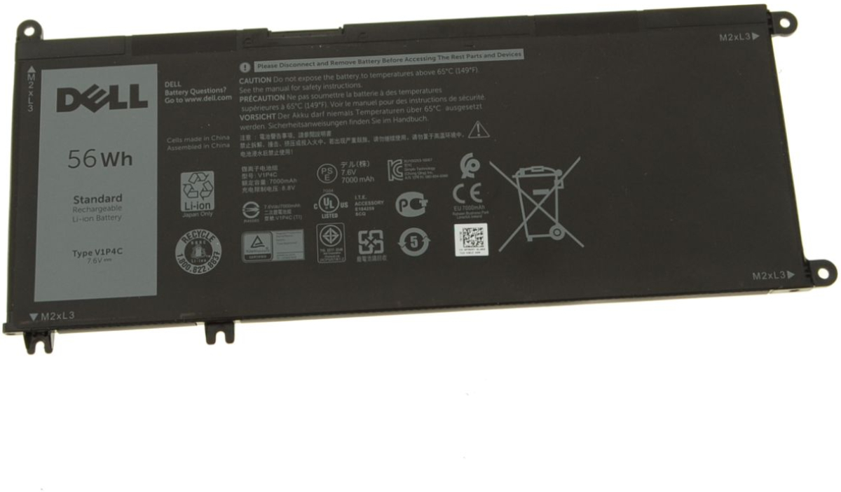 Батерия за лаптоп Dell, 4 клетки, 7.4V, 56Wh, Оригиналнана ниска цена с бърза доставка - BestPC.BG