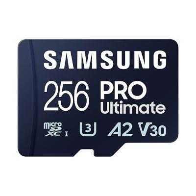 Samsung 256GB micro SD Card PRO Ultimate with USB Reader , UHS-I, U3, V30, A2на ниска цена с бърза доставка - BestPC.BG