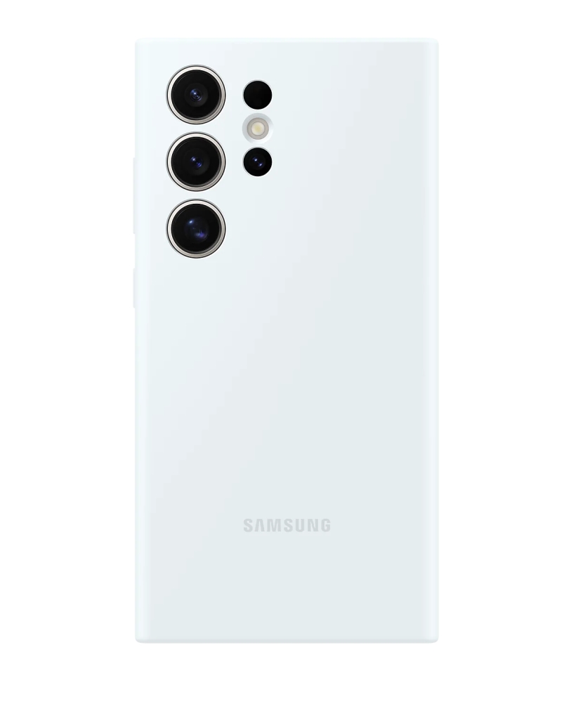 Калъф за смартфон Samsung S24 Ultra Silicone Case Whiteна ниска цена с бърза доставка - BestPC.BG