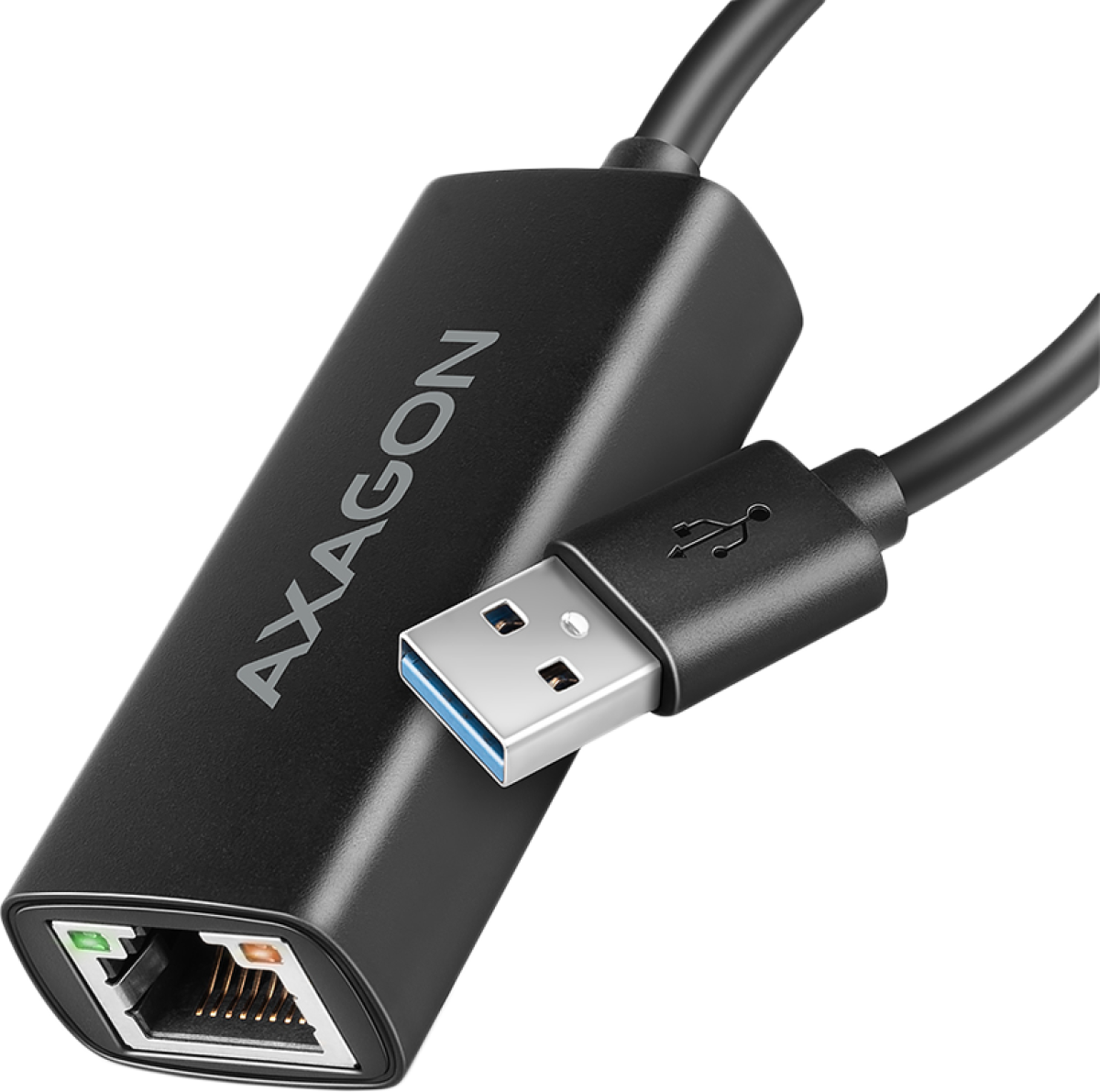 Мрежова LAN карта/адаптер AXAGON ADE-AR USB-A 3.2 Gen 1 - Gigabit Ethernet adapter, Realtek 8153, auto instна ниска цена с бърза доставка - BestPC.BG