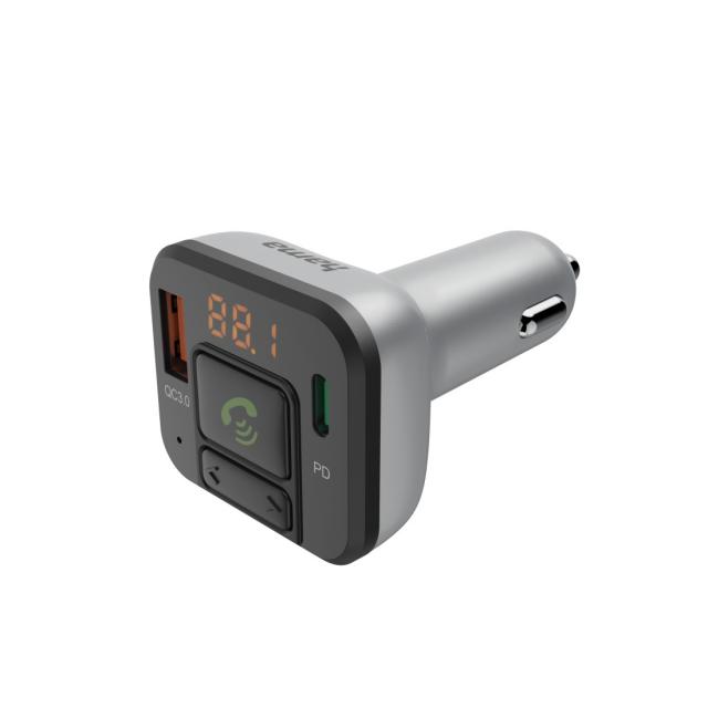 Мултимедиен продукт FM Трансмитер HAMA, Блутут функция, Хендсфри, 1xUSB-C,1xUSB-A, 14169на ниска цена с бърза доставка - BestPC.BG