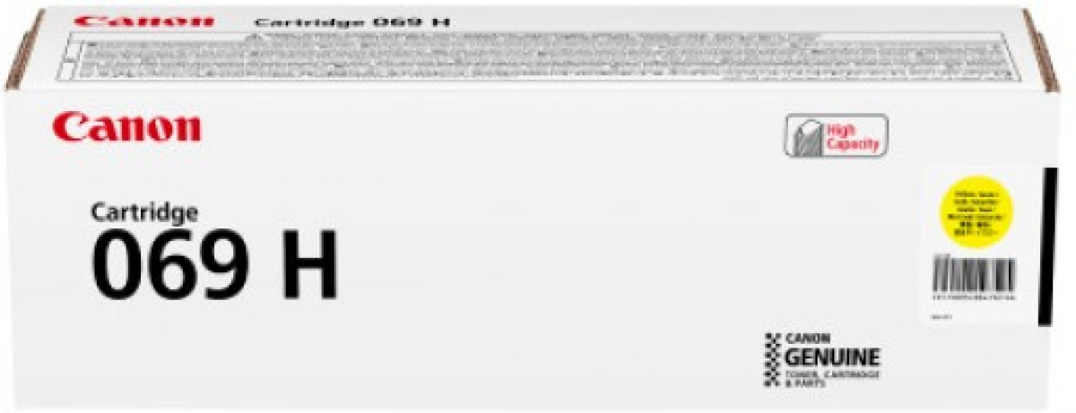 Тонер за лазерен принтер CANON i-SENSYS LBP673 series/i-SENSYS MF752/M754 Series - Yellow - CRG-069H Yна ниска цена с бърза доставка - BestPC.BG