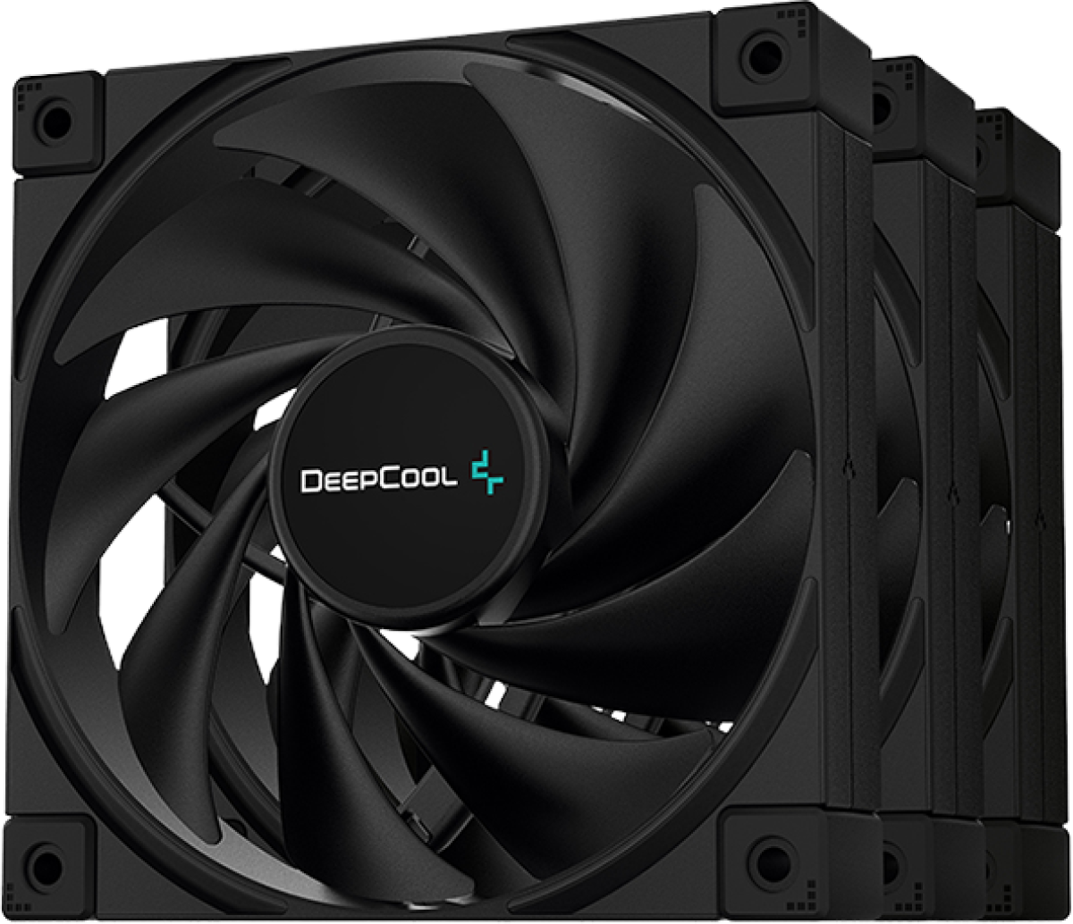 Deepcool FK120, комплект вентилатори, 4pin, 120 x 120 x 25mm, 12V, черенна ниска цена с бърза доставка - BestPC.BG