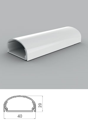 PVC кабелен канал Kopos Kolin LE, 40x20на ниска цена с бърза доставка - BestPC.BG