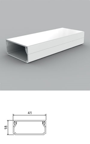 PVC кабелен канал Kopos Kolin LHD 40х20 ммна ниска цена с бърза доставка - BestPC.BG