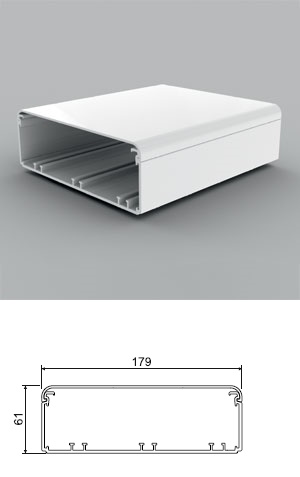 PVC кабелен канал EKE 180х60 ммна ниска цена с бърза доставка - BestPC.BG