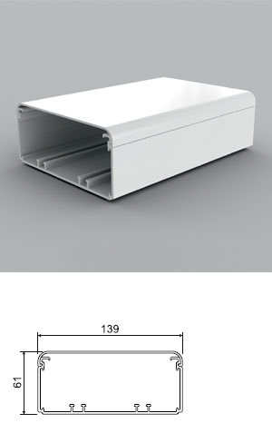 PVC кабелен канал EKE 140х60 ммна ниска цена с бърза доставка - BestPC.BG