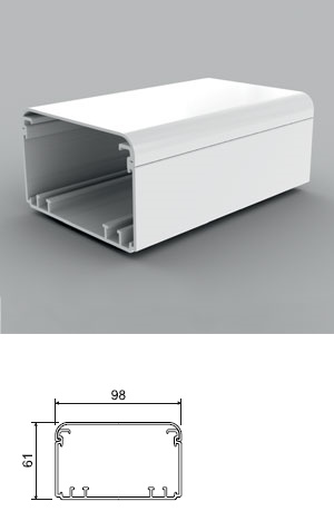 PVC кабелен канал EKE 100х60 ммна ниска цена с бърза доставка - BestPC.BG