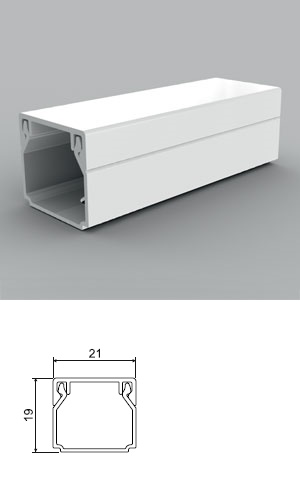 PVC кабелен канал Kopos Kolin 20х20 ммна ниска цена с бърза доставка - BestPC.BG