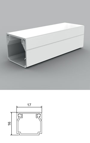 PVC кабелен канал LHD 17х17 ммна ниска цена с бърза доставка - BestPC.BG