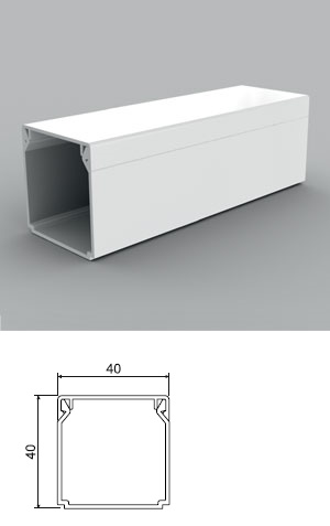 PVC кабелен канал LHD 40х40 ммна ниска цена с бърза доставка - BestPC.BG