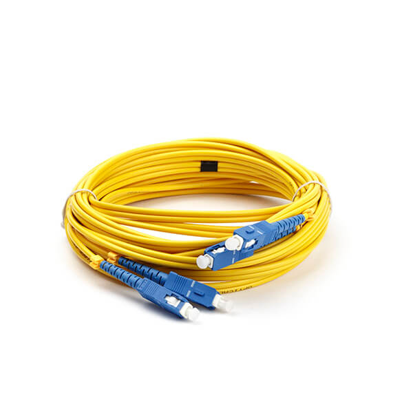 Оптична пач корда Свързващ пач кабел с две оптични влакна и SC конектори, 9на ниска цена с бърза доставка - BestPC.BG