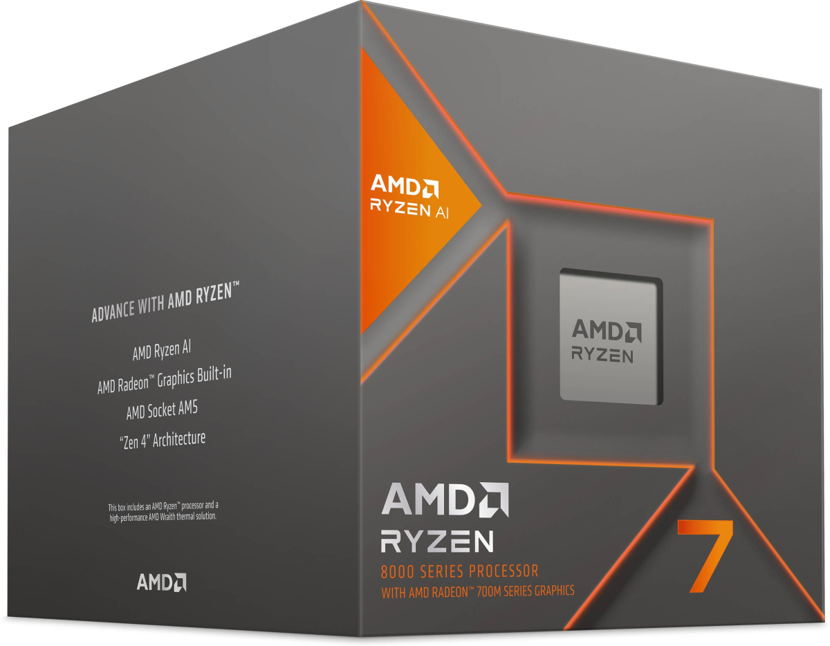 Процесор AMD Ryzen 7 8700G (3.8-5.1GHz Max, 24MB, 65W, AM5) boxна ниска цена с бърза доставка - BestPC.BG