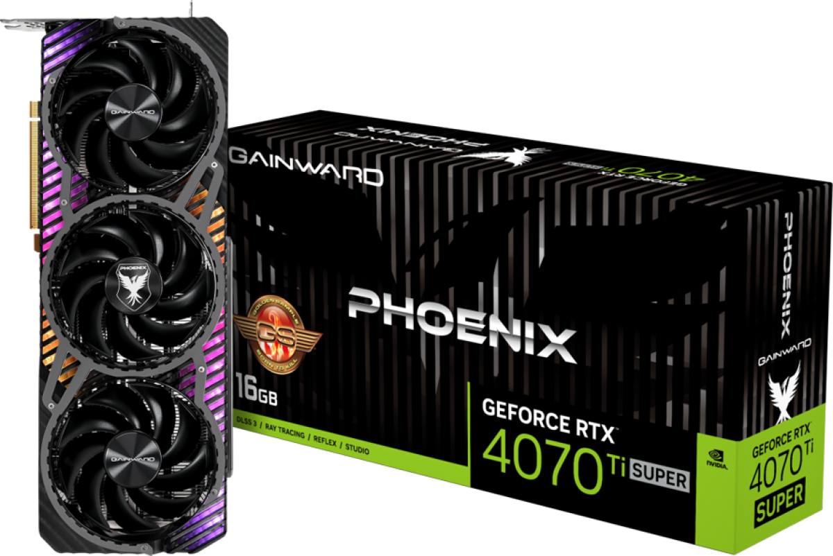 Видеокарта Gainward GeForce RTX 4070Ti Super Phoenix GS, 16GB GDDR6X, 1x HDMI, 3x DP 1.4aна ниска цена с бърза доставка - BestPC.BG