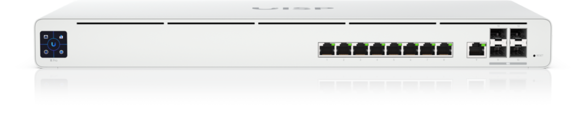 Рутер/Маршрутизатор Ubiquiti UISP-R-Pro, Cortex-A57, 8х GbE RJ45, 1h GbE RJ45 WAN, 4x 10G SFP+, 60Wна ниска цена с бърза доставка - BestPC.BG